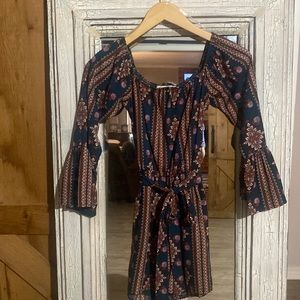 Off the shoulder romper